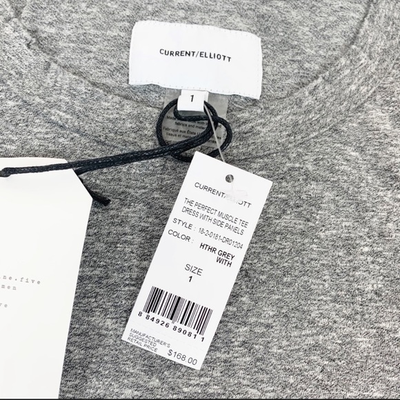 Current/Elliott Perfect Muscle Tee Dress, NWT! - Picture 4 of 5